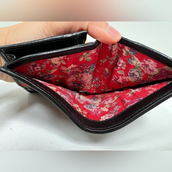 GUCCI GG Marmont Bifold Wallet quilted sherry line black leather without box - Picture 7 of 11